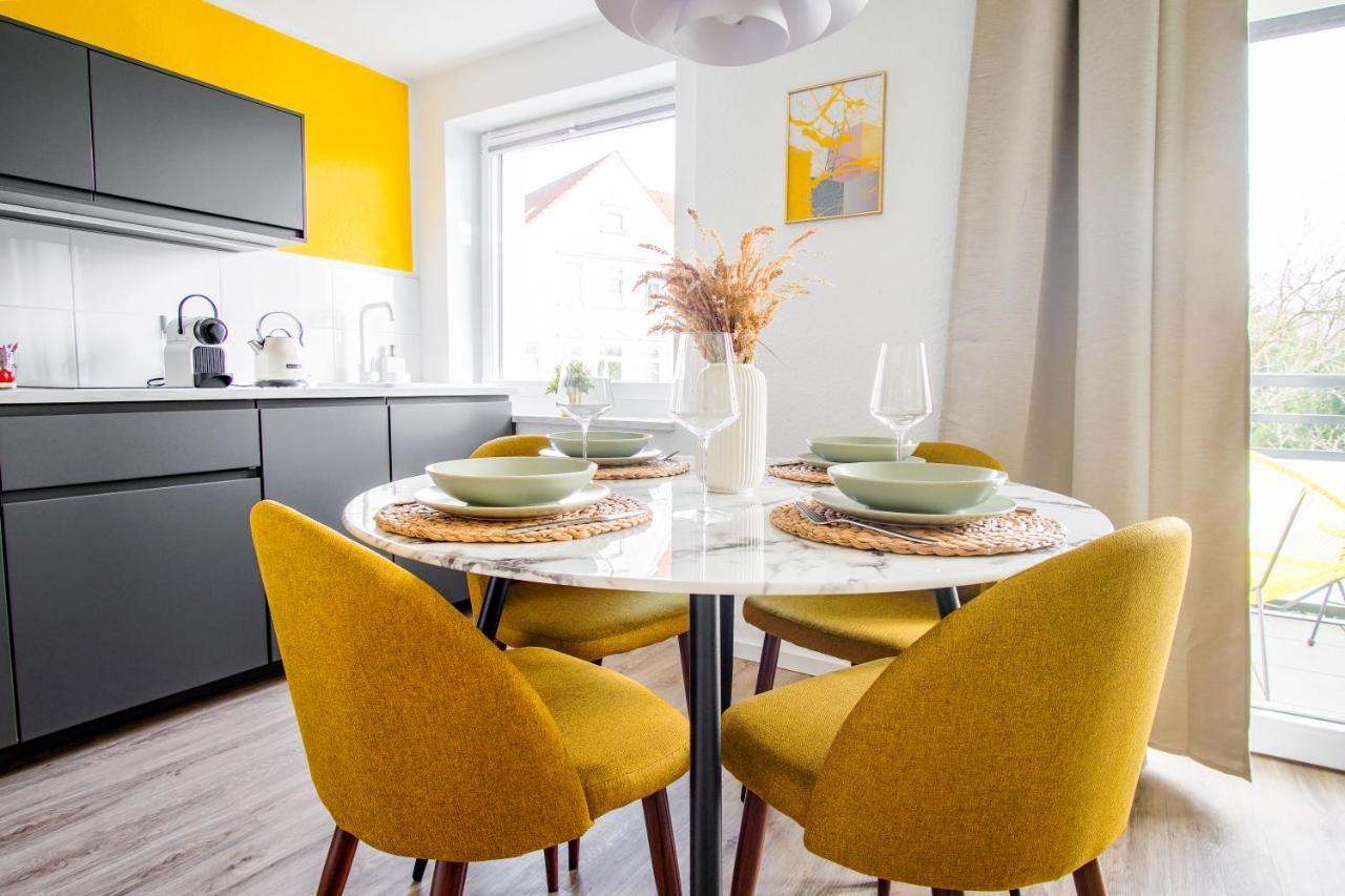 Homefy Come-Together Apartment - Balkon - Aufzug - Free Parking - Smart Tvs Essen Exteriör bild