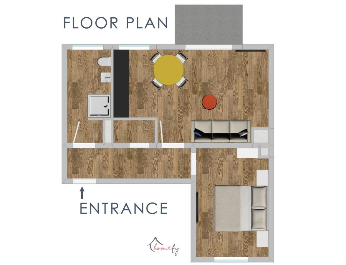 Homefy Come-Together Apartment - Balkon - Aufzug - Free Parking - Smart Tvs Essen Exteriör bild